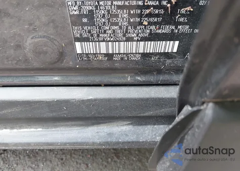 2019 Toyota Rav4 Le z USA, uszkodzony, nr VIN 2T3G1RFV9KW024928